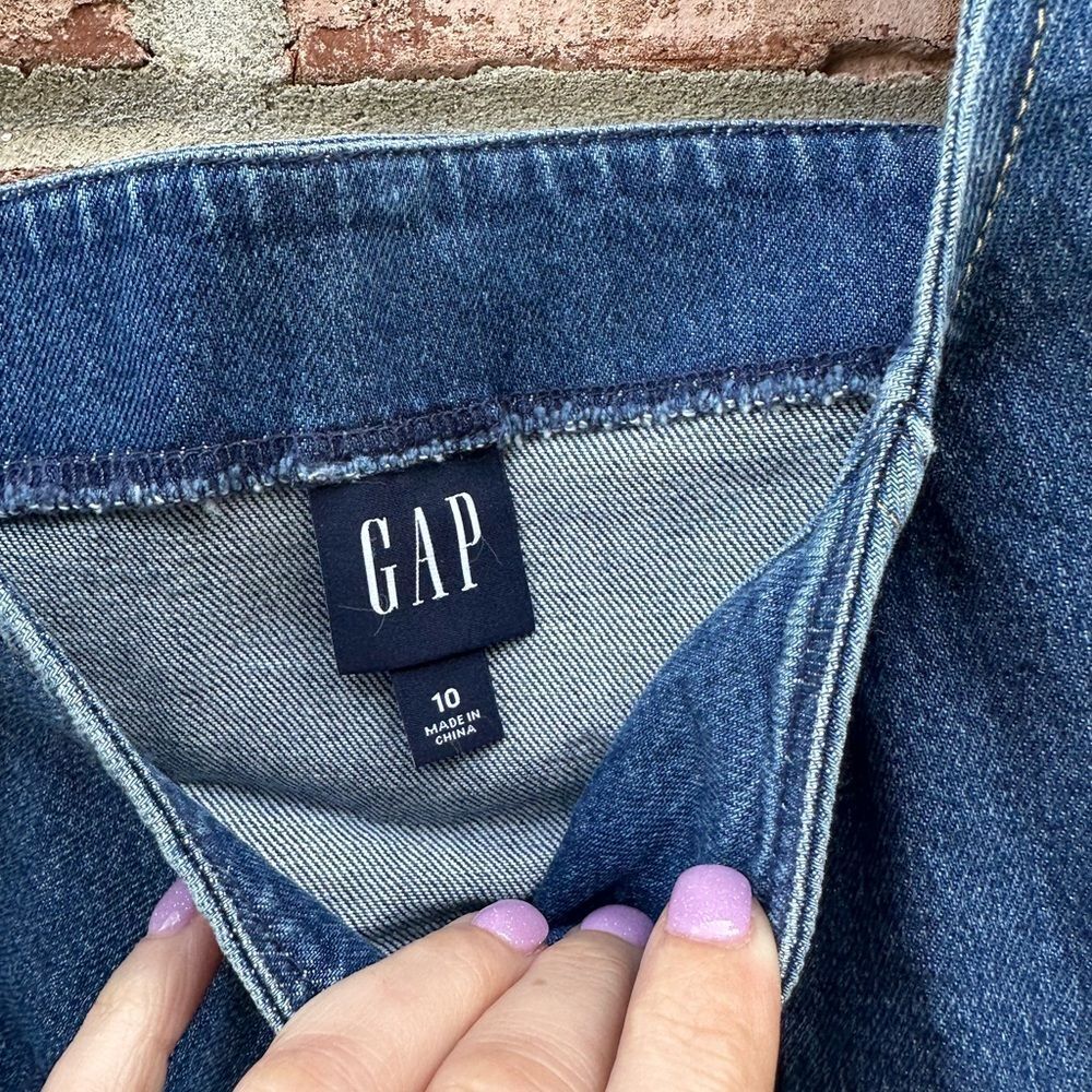 GAP Blue Denim Bra/Crop Top - Picture 2 of 6